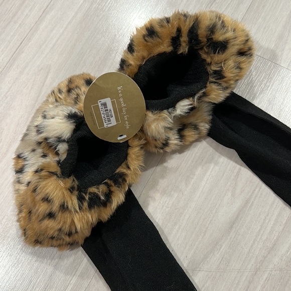NWT BOOT TOPPERS LEOPARD FUR - Picture 3 of 7